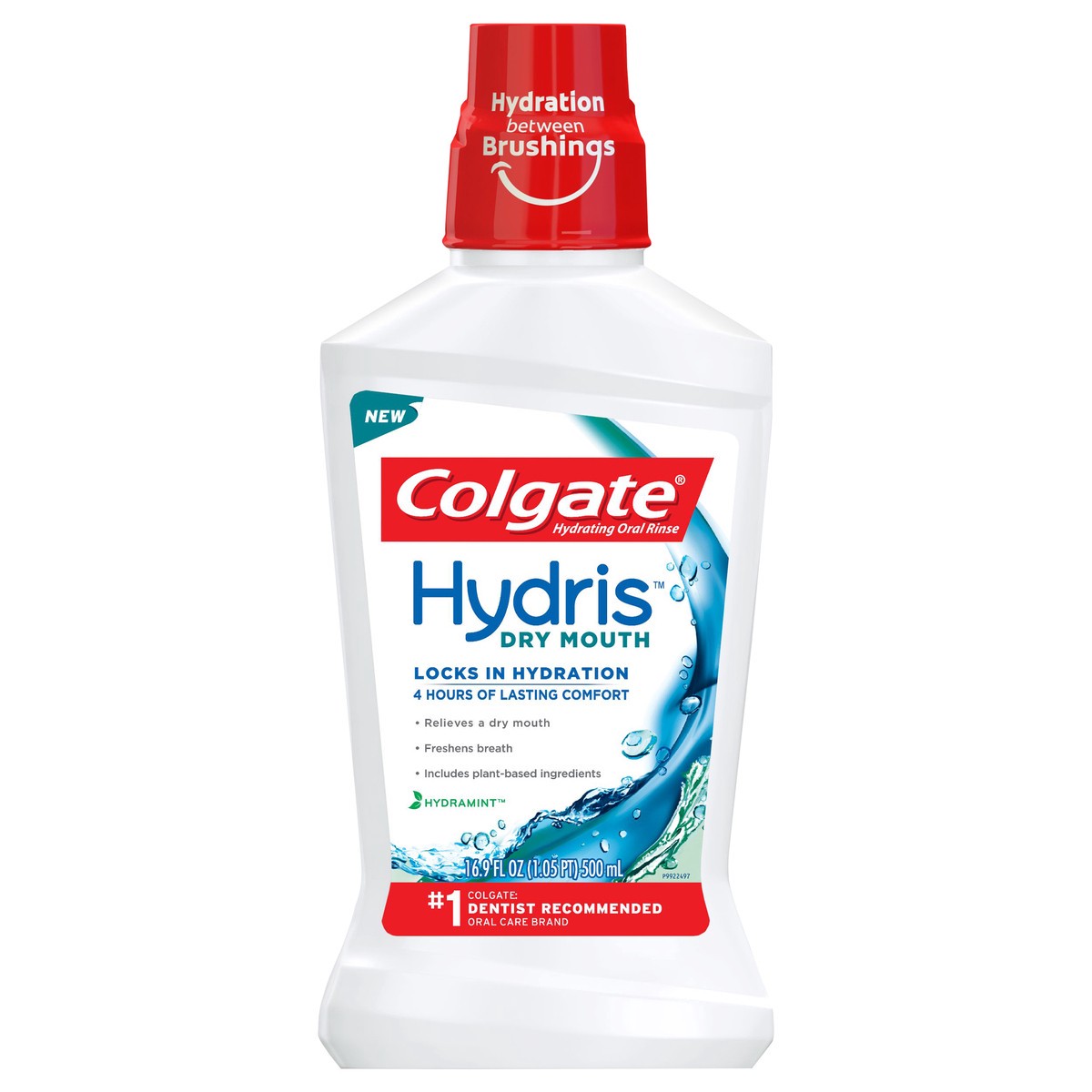 slide 1 of 3, Colgate Hydris Hydrating Dry Mouth Hydramint Oral Rinse 16.9 fl oz Bottle, 16.9 fl oz