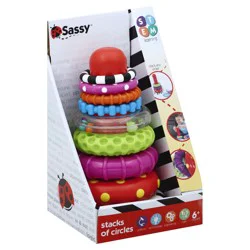 Sassy Stack of Circles Ring Stacker