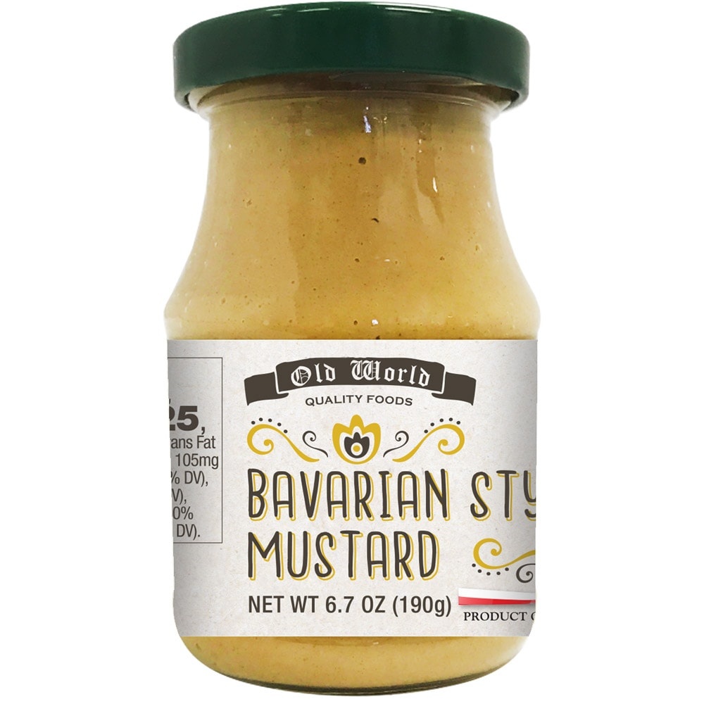 slide 1 of 1, Old World Bavarian Style Mustard, 6.7 oz