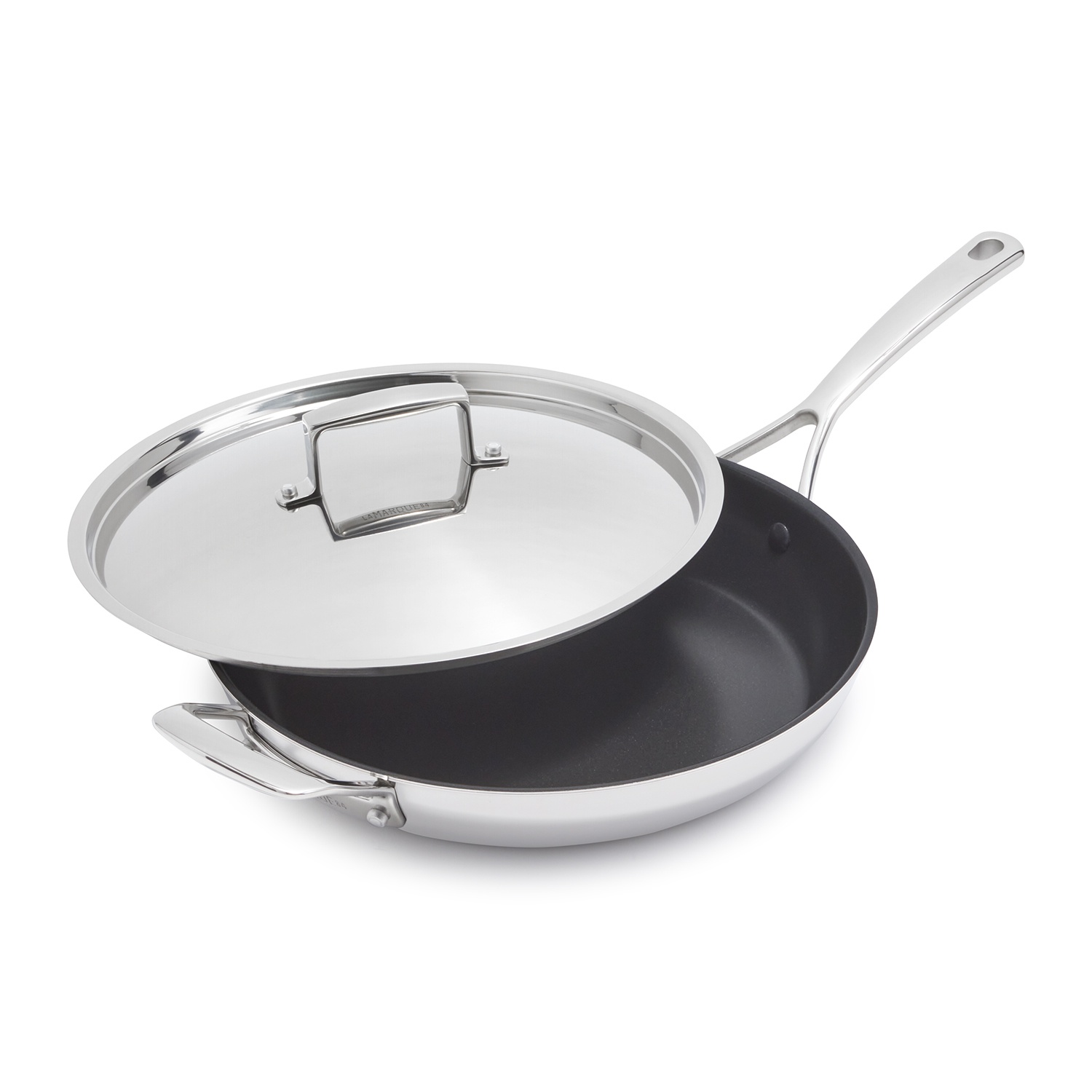 slide 1 of 1, Sur La Table La Marque 84 Nonstick Skillet with Lid, 12 in