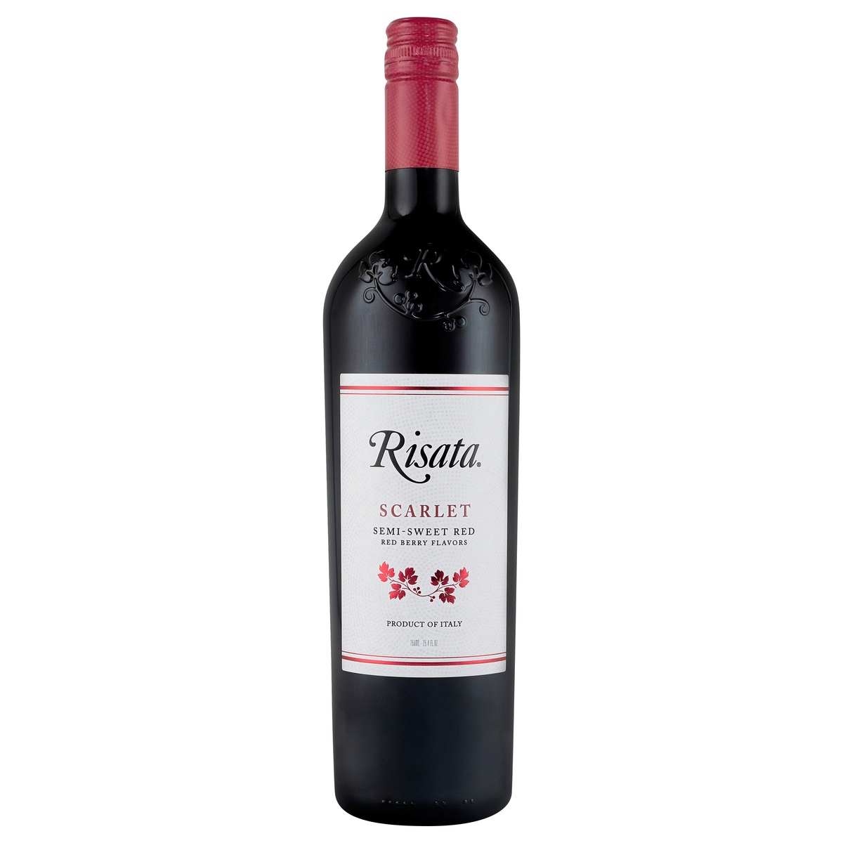 slide 1 of 2, Risata Scarlet Semi-Sweet Red Wine Bottle, 750 ml