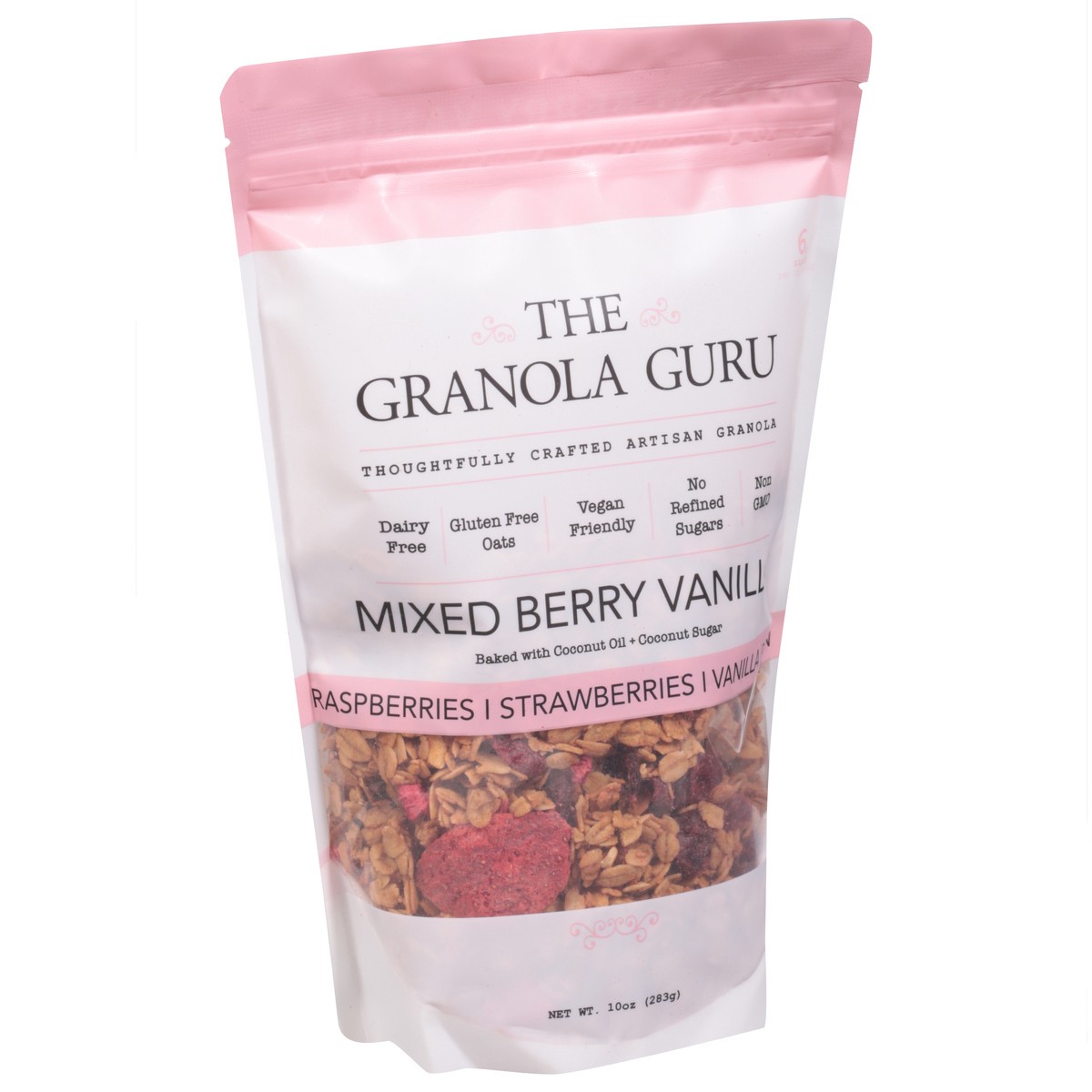 slide 2 of 9, The Granola Guru Mixed Berry Vanilla - 10 Oz, 10 oz