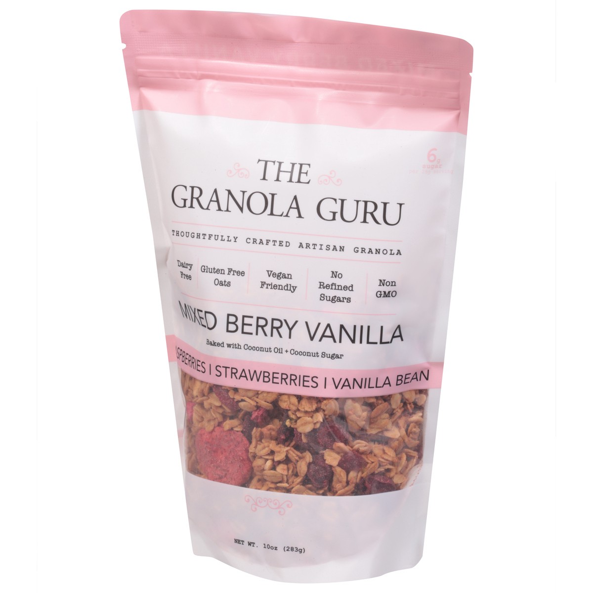 slide 5 of 9, The Granola Guru Mixed Berry Vanilla - 10 Oz, 10 oz