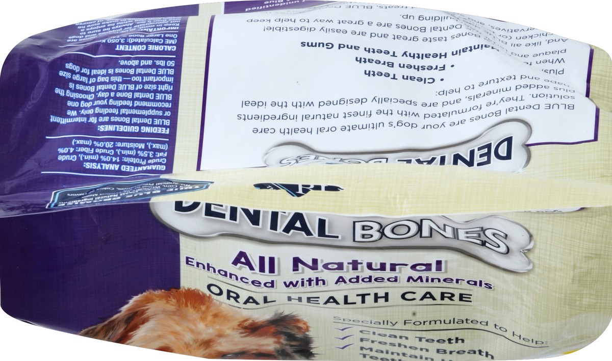 slide 5 of 6, Blue Dental Bones 24 ea, 36 oz