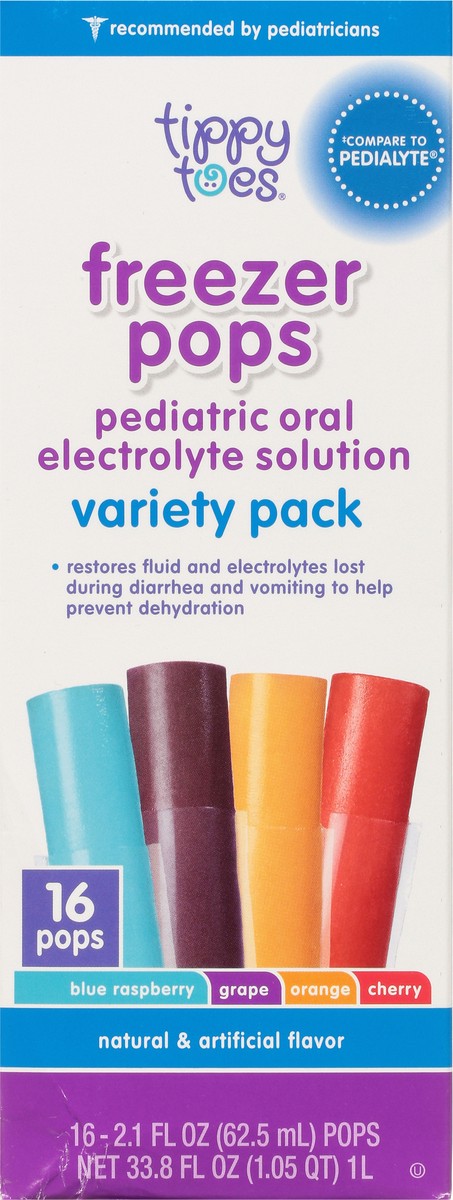 slide 3 of 14, Tippy Toes Top Care Pediatric Oral Freezer Pop, 16 ct