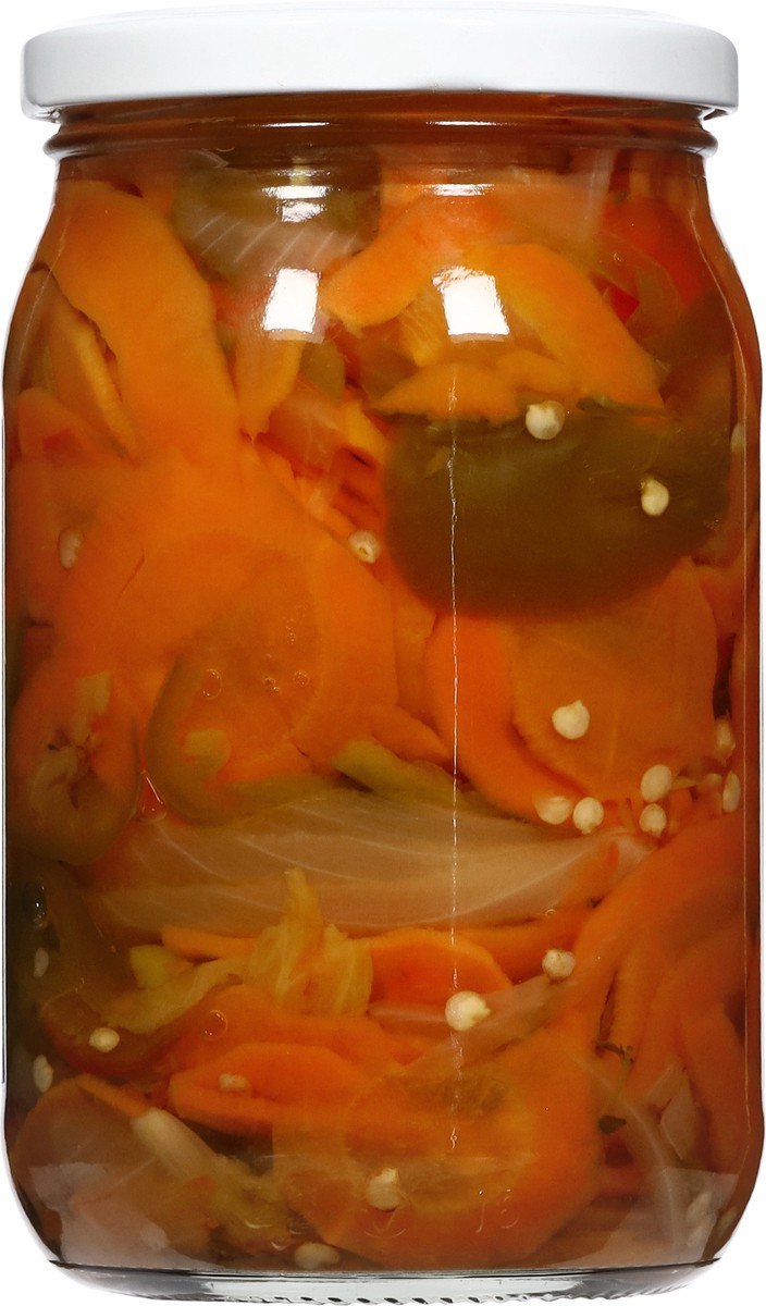 slide 8 of 14, Rio Grande Pickled Carrots and Jalapeno Pepper and Onions in Brine 16 oz, 16 oz