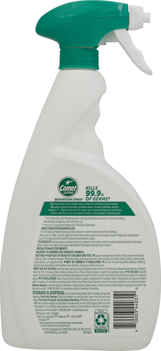 slide 11 of 12, Comet Bathroom Spray Cleaner, 32 oz