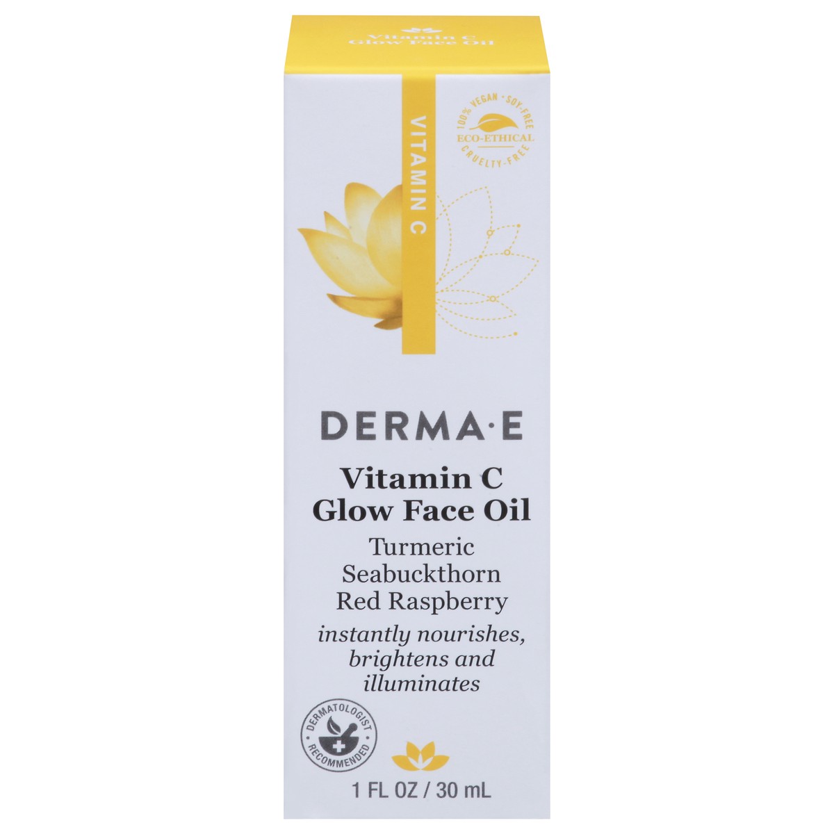 slide 1 of 9, Derma E Vitamin C Glow Face Oil, 1 ct