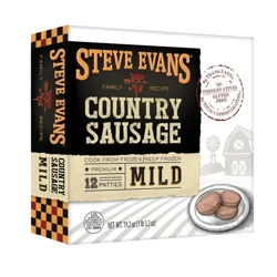 Steve Evans Mild Breakfast Patties 12Ct