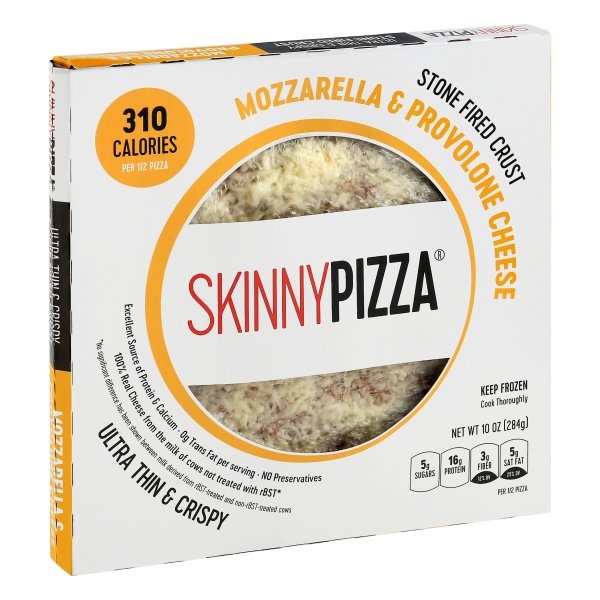 slide 1 of 1, SkinnyPizza All Natural Cheese Thin Crust Pizza, 11.14 oz