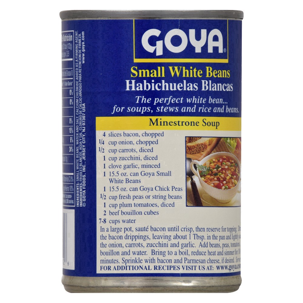 slide 20 of 36, Goya Small White Beans, 15.5 oz