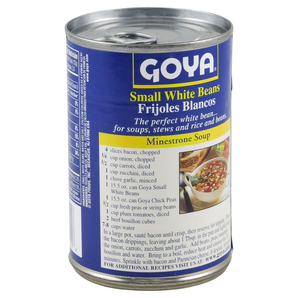 slide 12 of 36, Goya Small White Beans, 15.5 oz