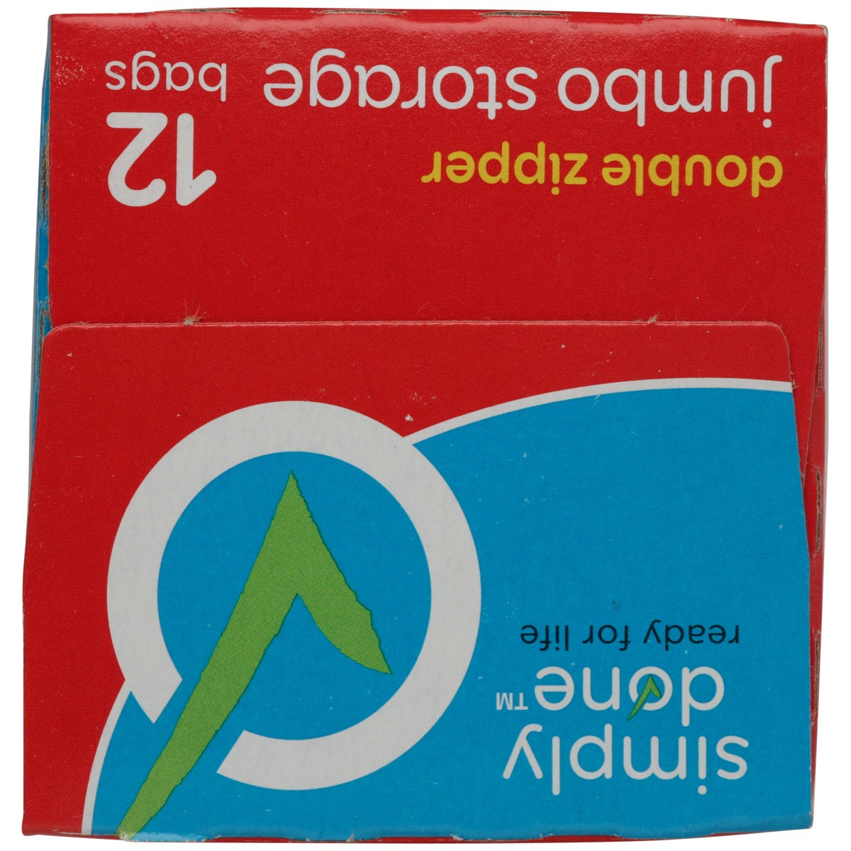 slide 10 of 11, Simply Done Double Zipper Jumbo Storage Bags, 2 gal