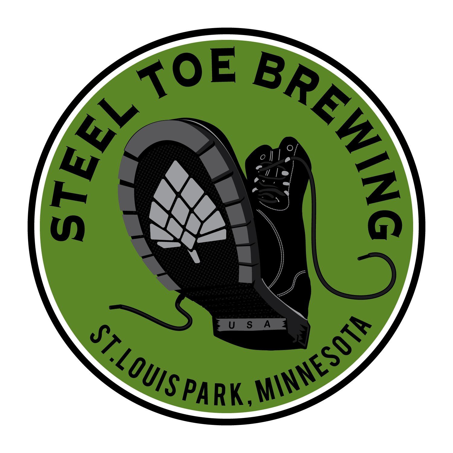 slide 1 of 1, Steel Toe Brewing Steel Toe Size, 4 ct