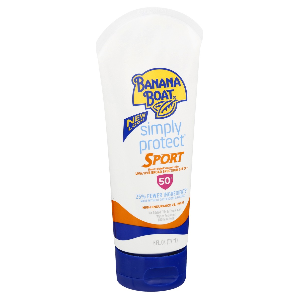 slide 4 of 9, Banana Boat Simply Protect UVA.UVB Broad Spectrum SPF 50+ Sport Sunscreen Lotion 6 oz, 6 oz