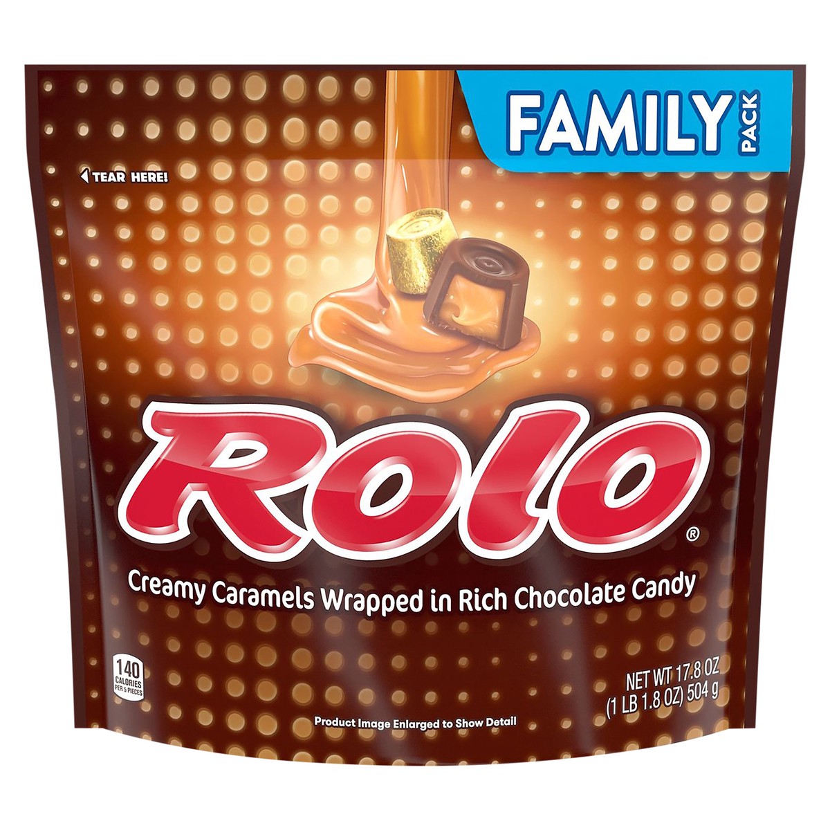 slide 1 of 1, Rolo Chewy Caramel Candy, 17.8 oz