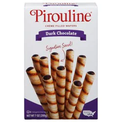 Pirouline Creme Filled Dark Chocolate Wafers 7 oz