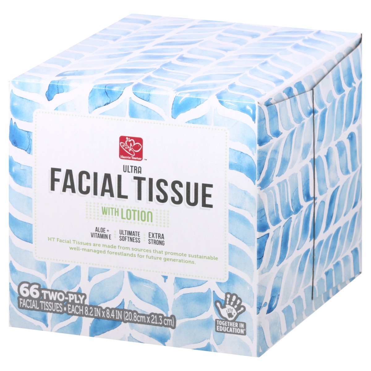 slide 3 of 12, Harris Teeter yourhome Two-Ply Facial Tissue with Lotion, 66 ct