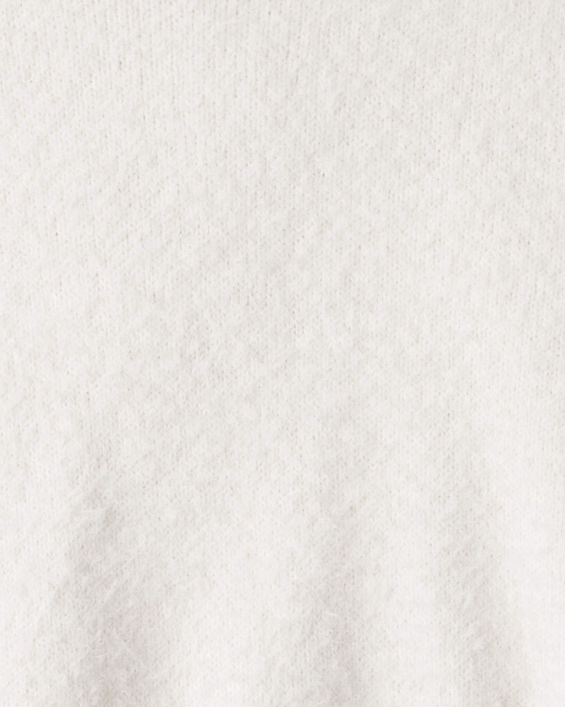 slide 2 of 2, Carter's Toddler Girl Brushed Sweater - White Cream 2T, 1 ct