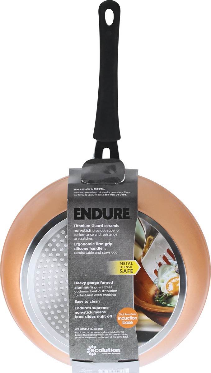 Ecolution Endure Fry Pan, Copper, Ceramic, Non Stick, 9.5 Inch