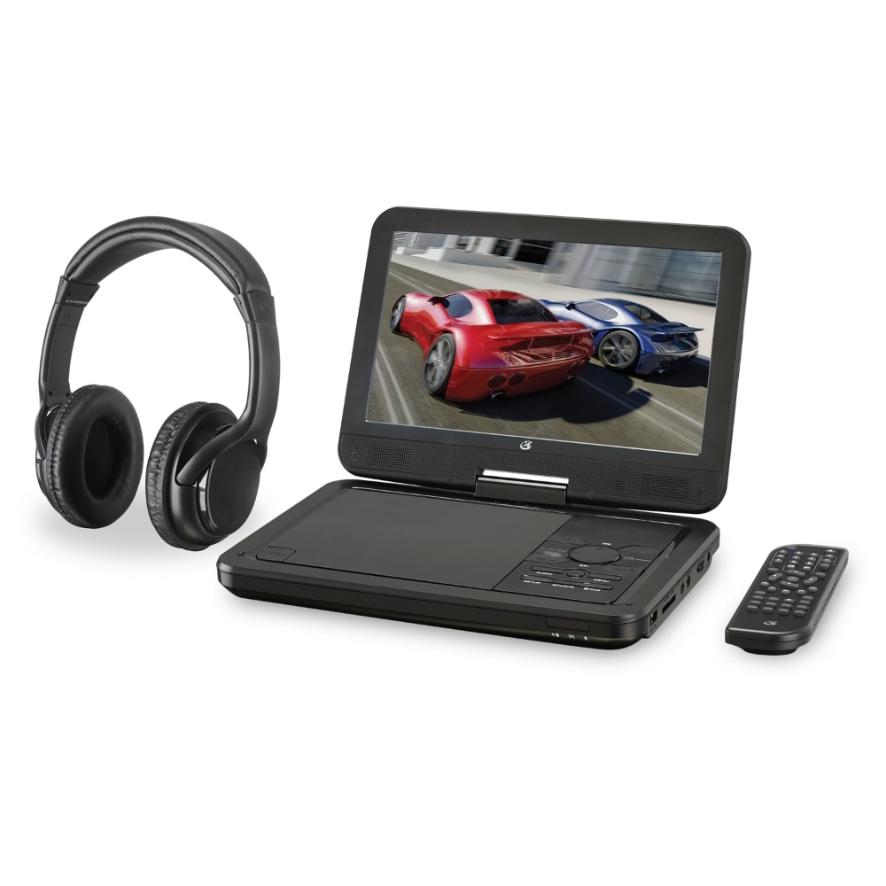 slide 1 of 1, GPX DVD Palyer With Headphones/remote, 1 ct