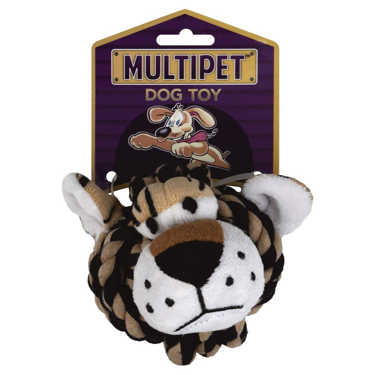 slide 2 of 3, Multipet Rope Head Dog Toy, 1 ct