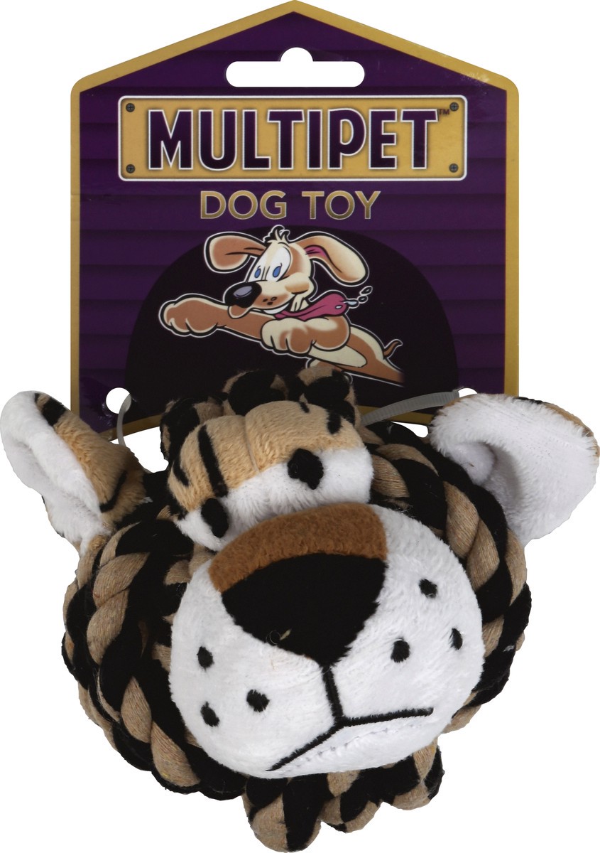 slide 1 of 3, Multipet Rope Head Dog Toy, 1 ct