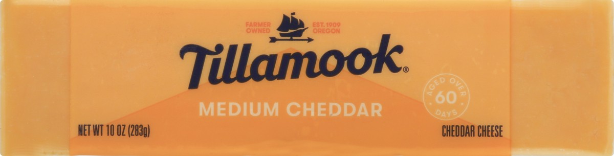 slide 1 of 6, Tillamook Medium Cheddar Cheese 10 oz, 10 oz