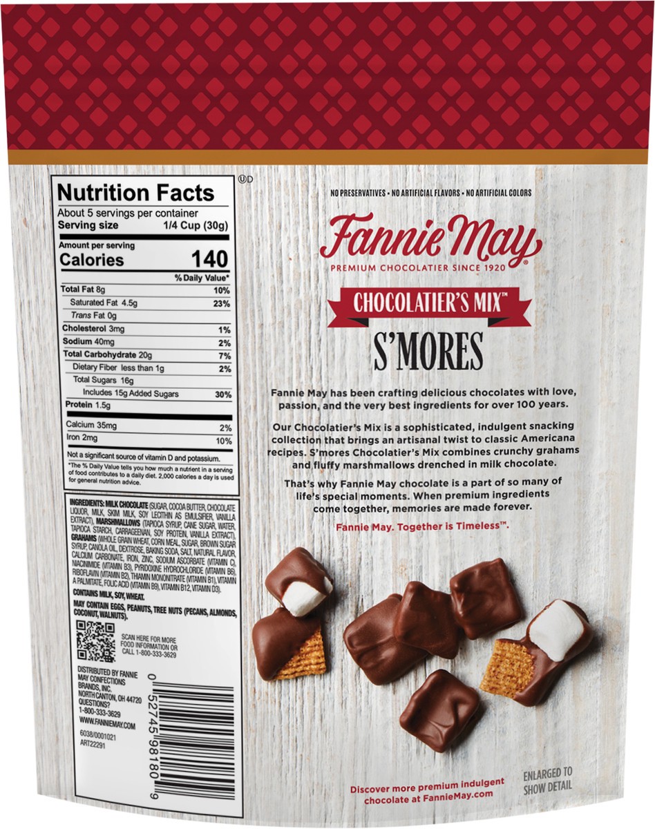 slide 2 of 3, Fannie May Chocolatier's Mix S'mores S'mores Milk Chocolate 5 oz, 5 oz