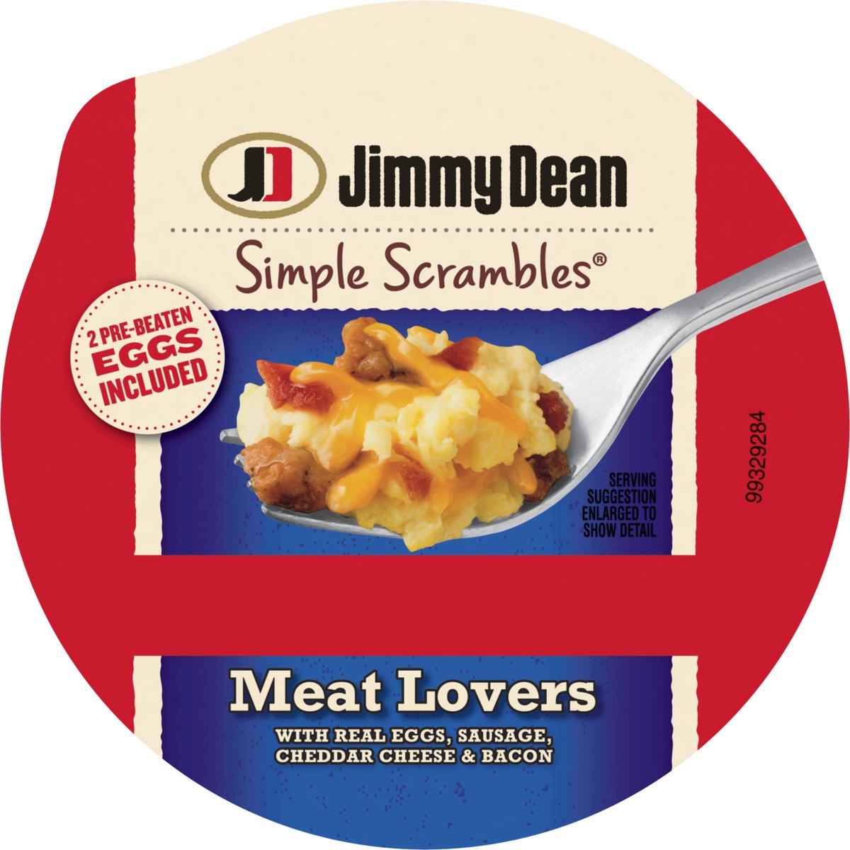 slide 8 of 8, Jimmy Dean Simple Scrambles Meat Lovers, 5.35 oz., 151.67 g