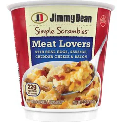 Jimmy Dean Simple Scrambles Meat Lovers, 5.35 oz.