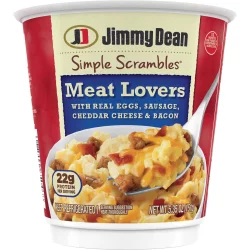 Jimmy Dean Simple Scrambles Eggs Meat Lovers Cup
