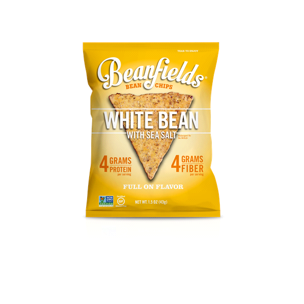 slide 1 of 1, Beanfields White Bean with Sea Salt Chips, 5.5 oz