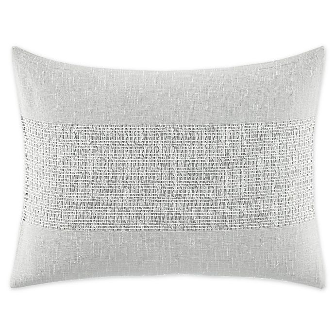 slide 1 of 3, Vera Wang Silver Birch White Open Weave Breakfast Pillow, 1 ct