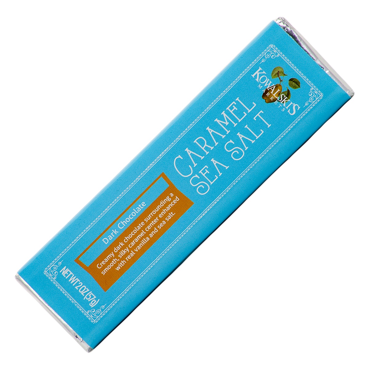 slide 1 of 1, Kowalski's Dark Choc Ss Caramel Bar, 2 oz