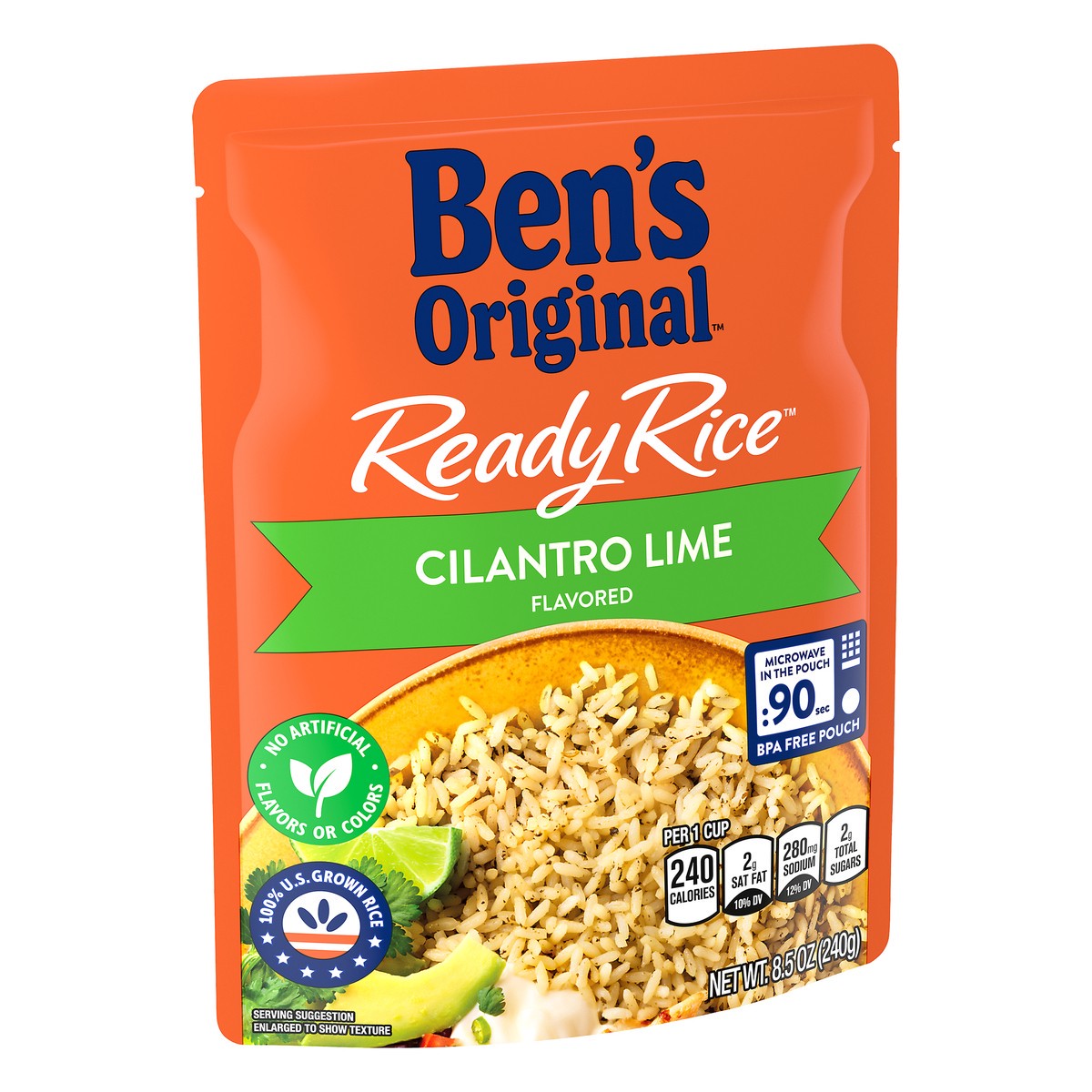 slide 3 of 9, Ben's Original Rice, Cilantro Lime Flavored, 8.5 oz