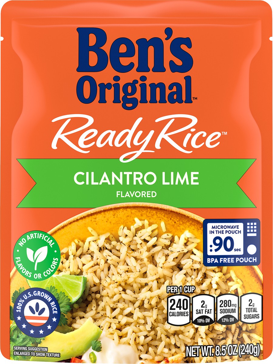 slide 7 of 9, Ben's Original Rice, Cilantro Lime Flavored, 8.5 oz