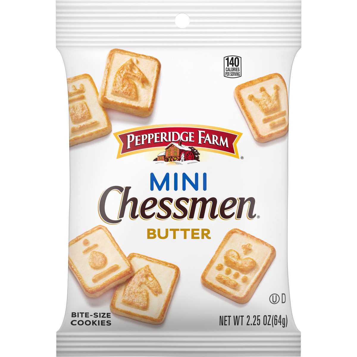 slide 1 of 5, Pepperidge Farm Chessmen Minis Butter Cookies, Snack Pack, 2.25 Oz, 2.75 oz