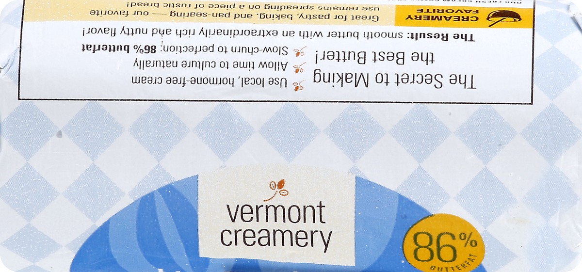 slide 4 of 8, Vermont Creamery Cultured Butter 4 oz, 4 oz