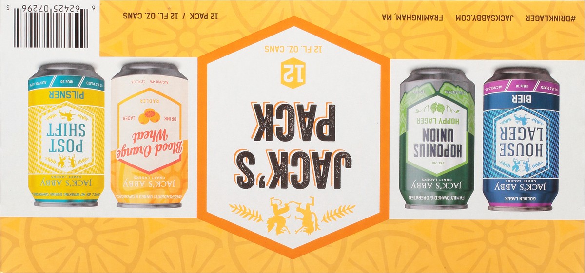 slide 8 of 9, Jack's Abby Jack's Pack Beer 12 ea, 12 ct