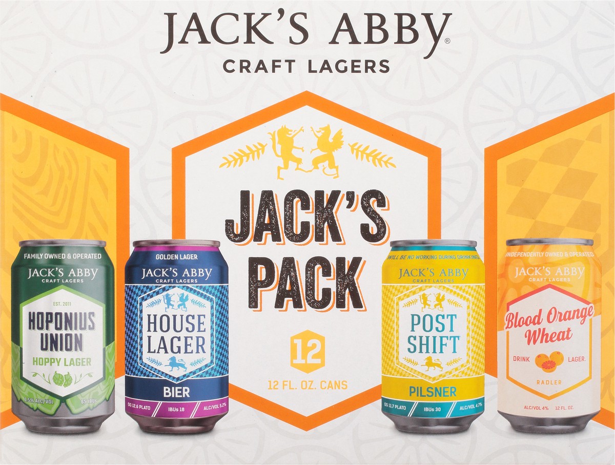 slide 6 of 9, Jack's Abby Jack's Pack Beer 12 ea, 12 ct