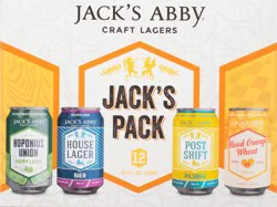 Jack's Abby Jack's Pack Beer 12 ea