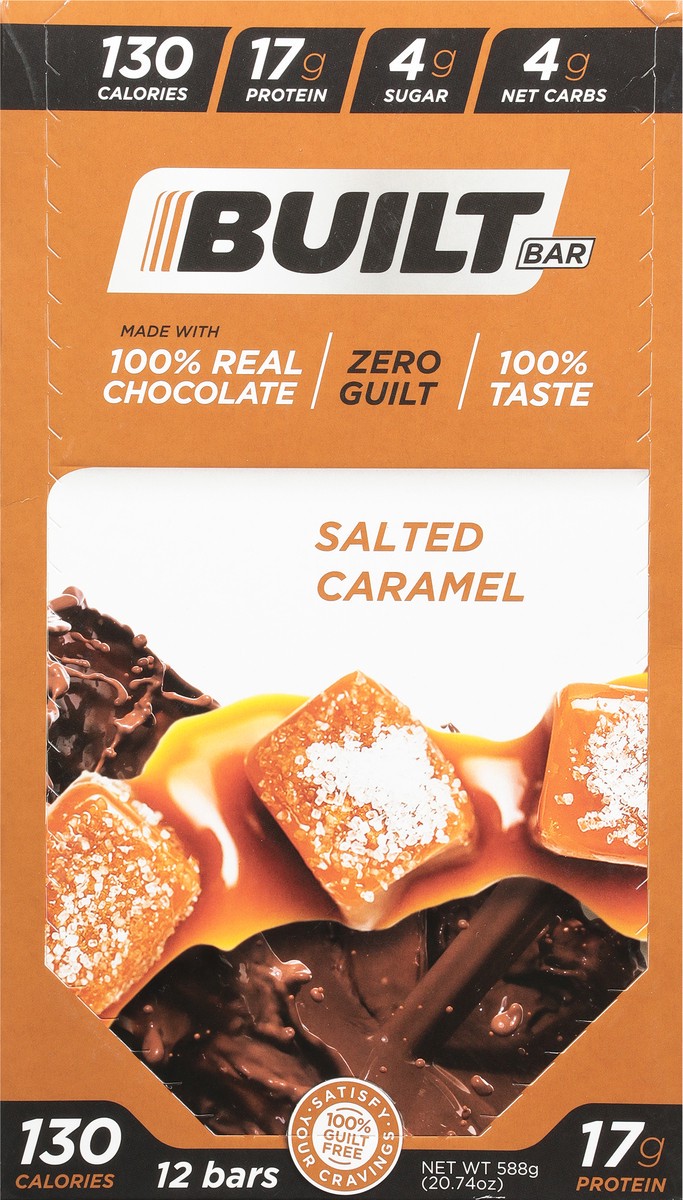 slide 12 of 12, Built Salted Caramel Bar 12 ea, 12 ct