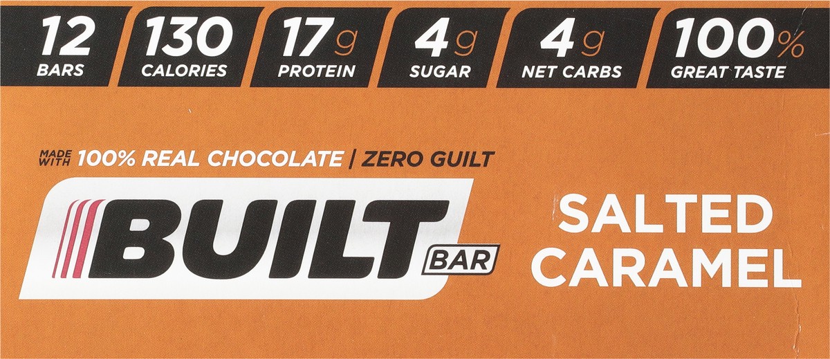 slide 8 of 12, Built Salted Caramel Bar 12 ea, 12 ct