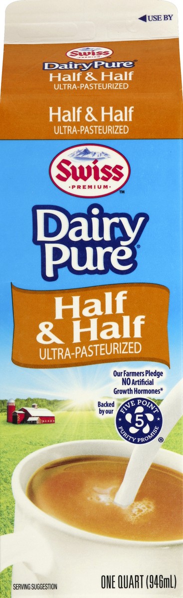 slide 2 of 6, Swiss Premium Half & Half, 32 fl oz