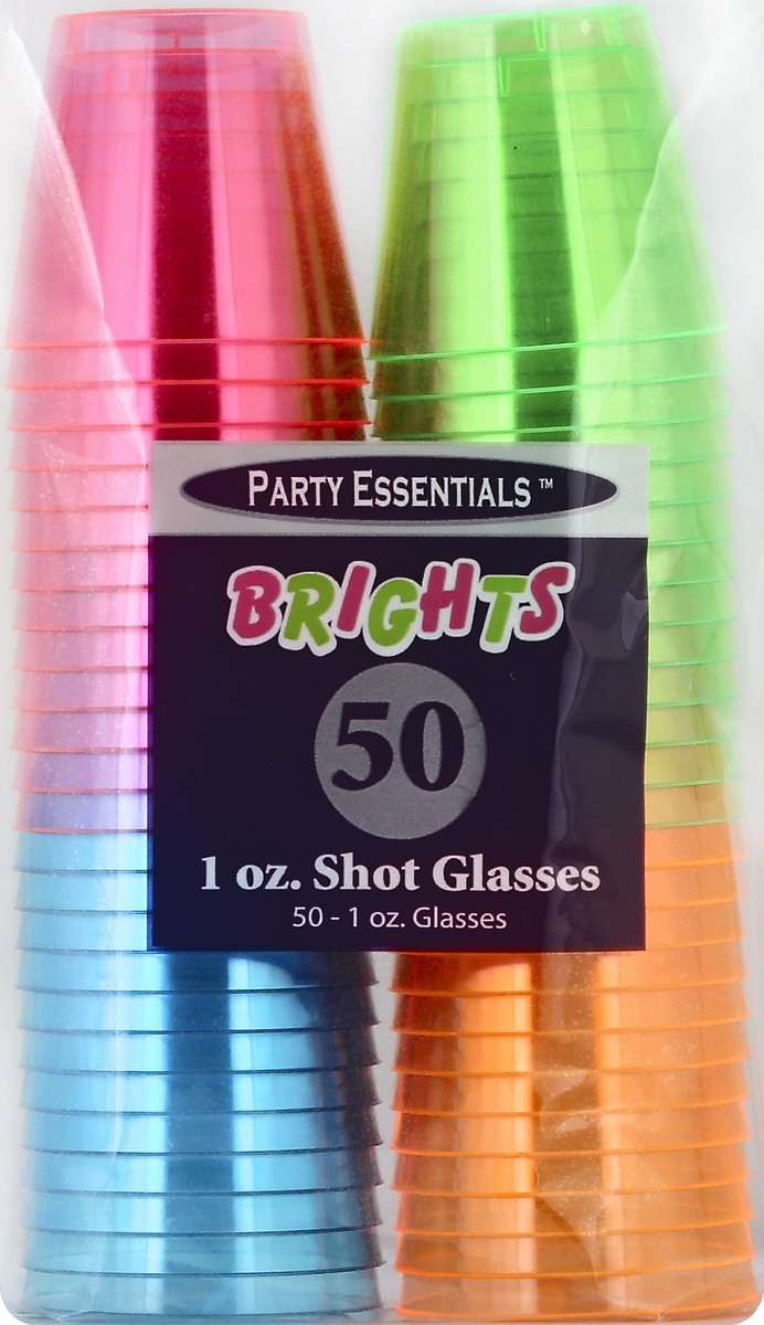 slide 2 of 4, Party Essentials North West Neon Shot Glass, 50 ct