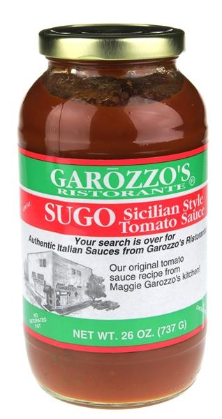 slide 1 of 1, Garozzo's Sugo Tomato Sauce, 26 oz