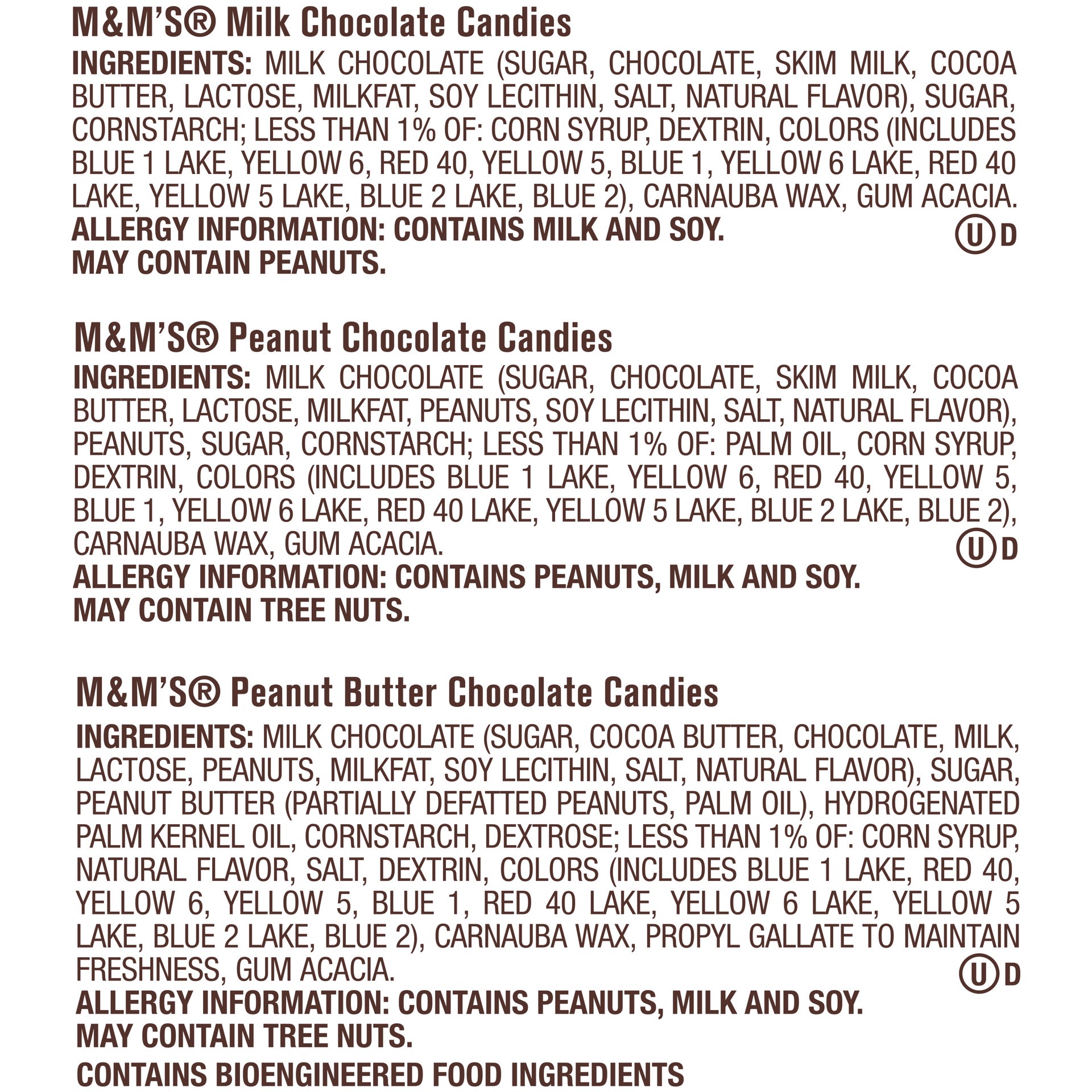 slide 5 of 5, M&M'S Chocolatedy Variety Pack Assortment, 30.58 oz