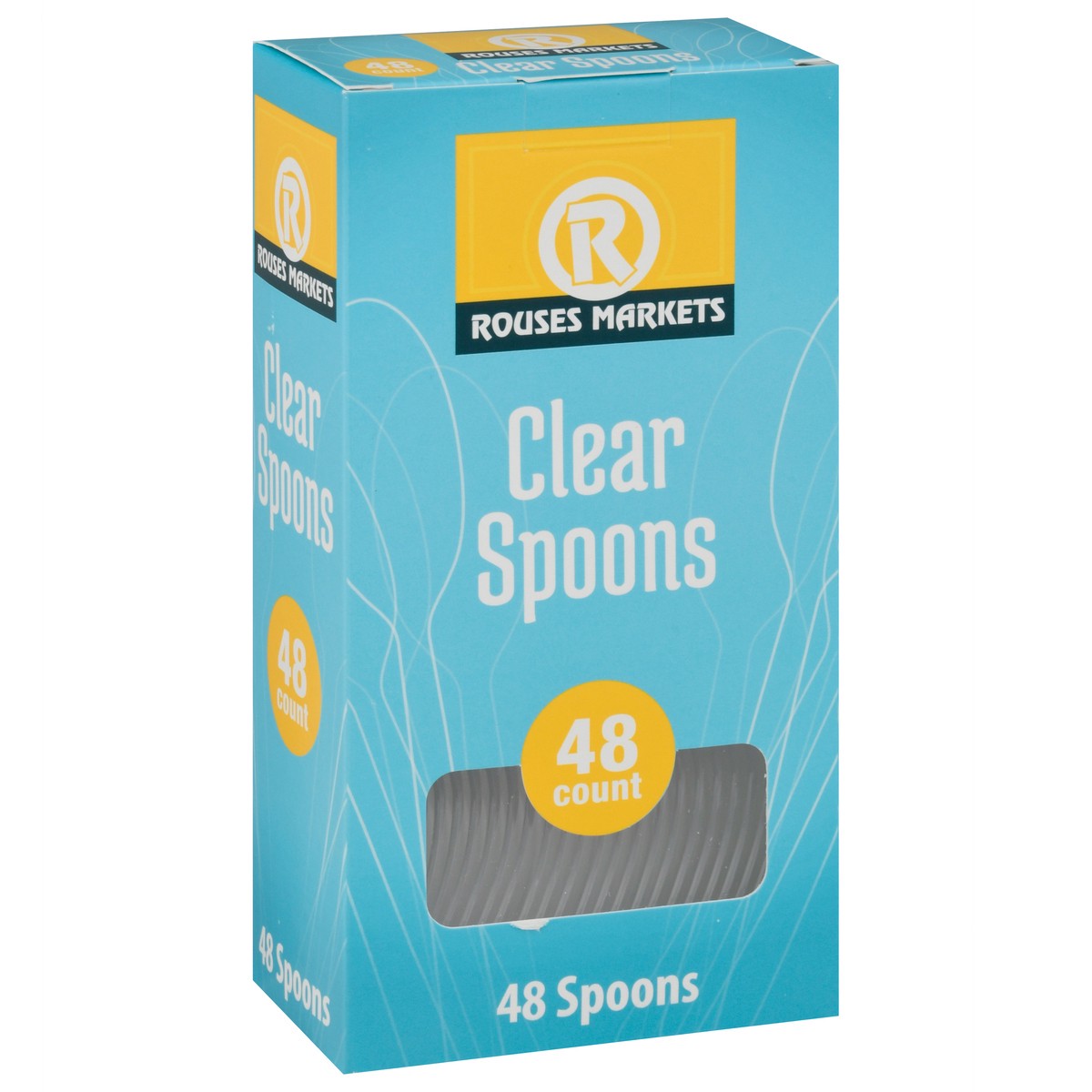 slide 2 of 9, Rouses Markets Rous Crystal Spoon, 48 ct
