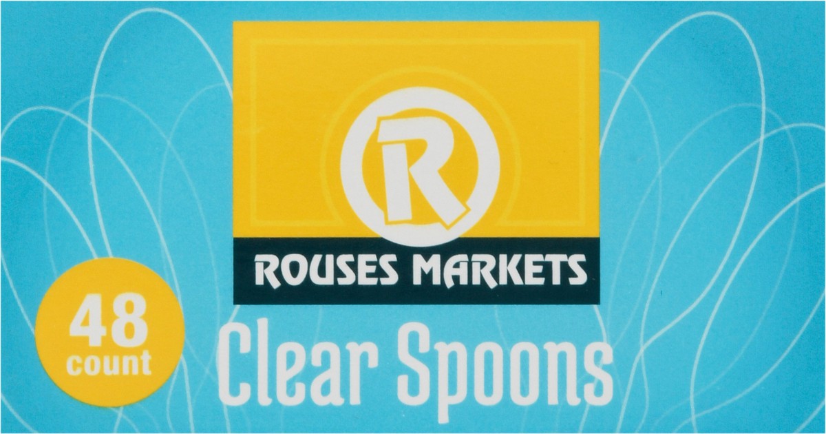 slide 9 of 9, Rouses Markets Rous Crystal Spoon, 48 ct